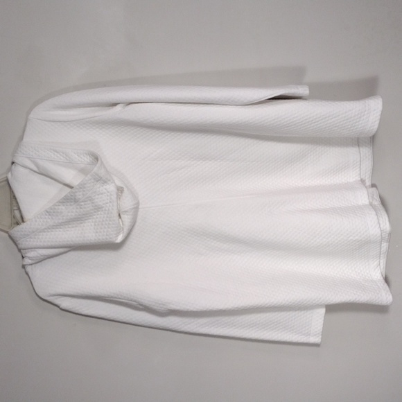 Nwt Eileen Fisher white hooded long jacket size large - Picture 7 of 14